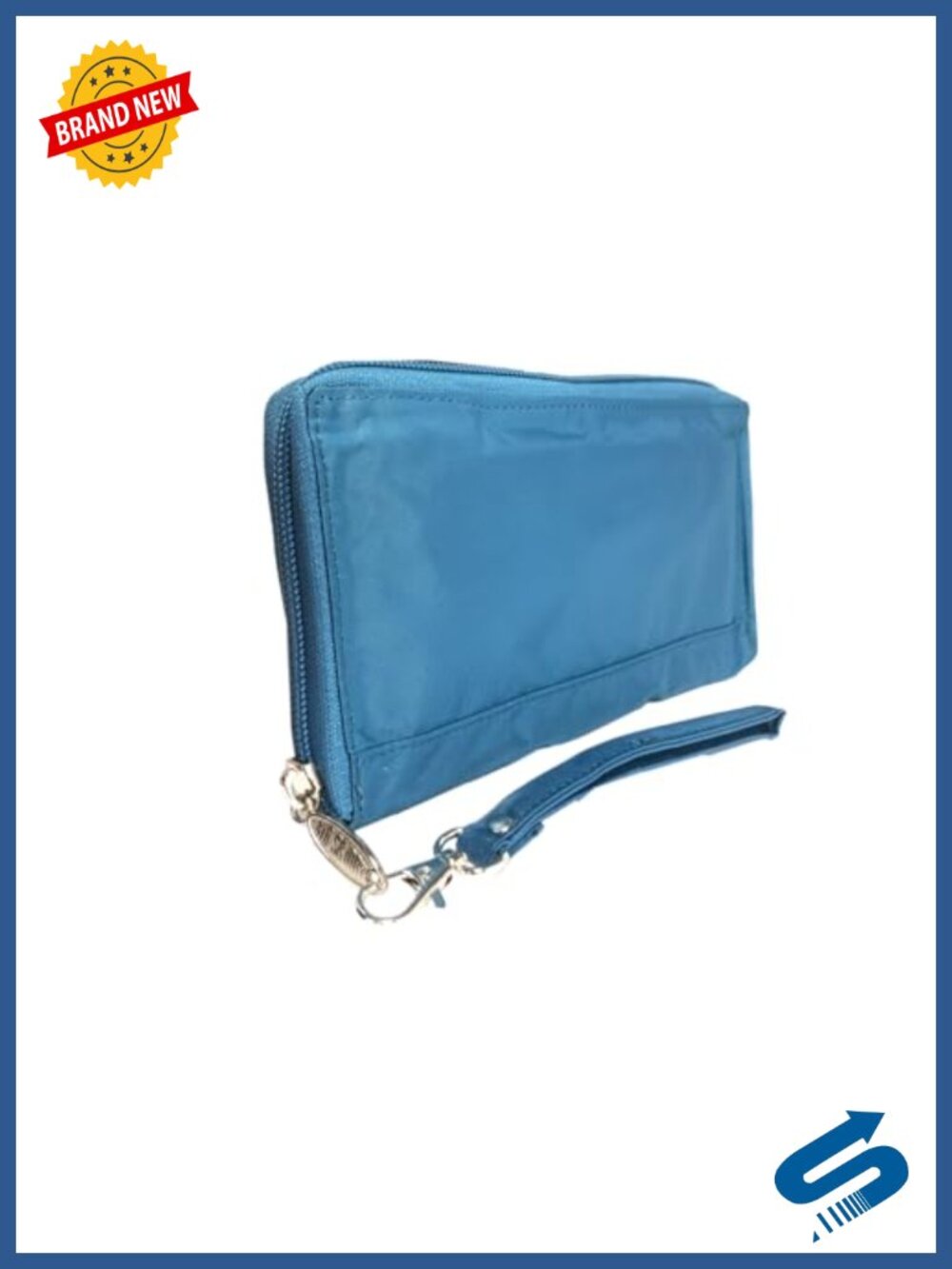 Panther Clutch Slim Wallet Nylon Microfiber Holds 40 Cards